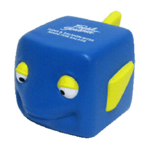Cube Fish Shaped Stress Ball