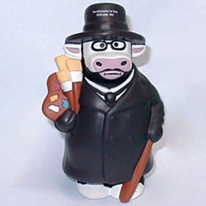 Suit Cow Shaped Stress Ball