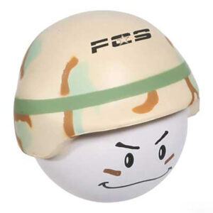 Army Helmet Man Stress Ball