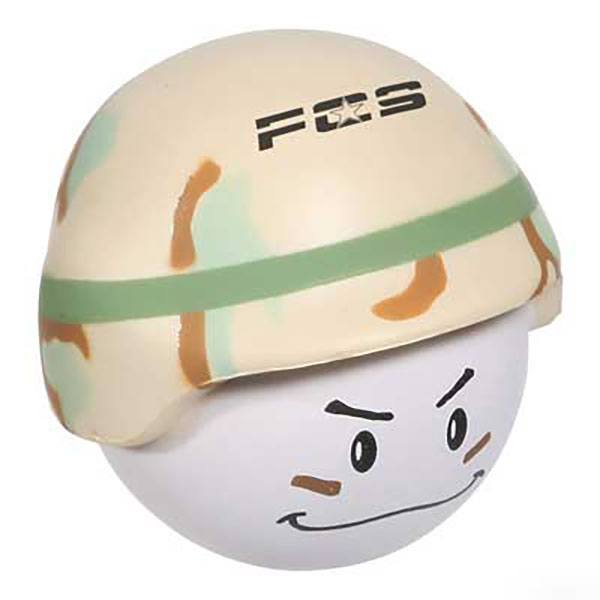Army Helmet Man Stress Ball