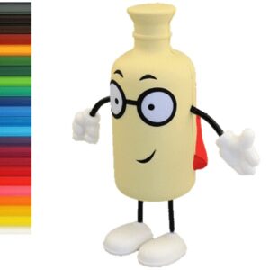Cloak Bottle Activity Man Stress Ball