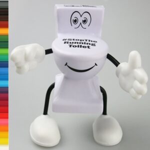 Toilet Shaped Activity Man Stress Ball