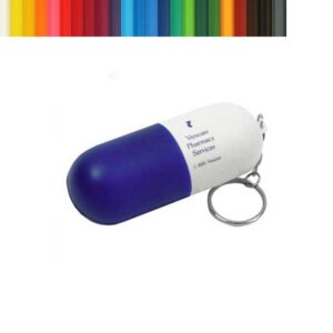 Capsules Stress Ball Keychain