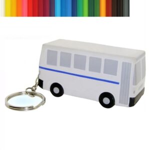 City Bus Stress Ball Keychain