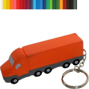 Container Truck Stress Ball Keychain