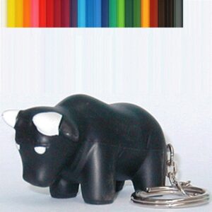 Brave Bullfight Stress Ball Keychain
