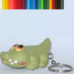 Cartoon Crocodile Stress Ball Keychain