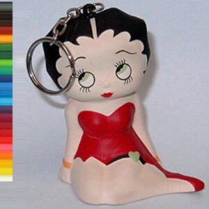 Beauty Betty Stress Ball Keychain