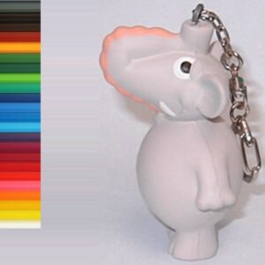 Baby Elephant Stress Ball Keychain