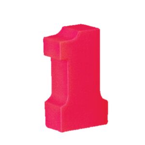 Foam Number One Shaped Stress Ball