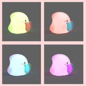 Ghost-Shaped Silicone Night Light