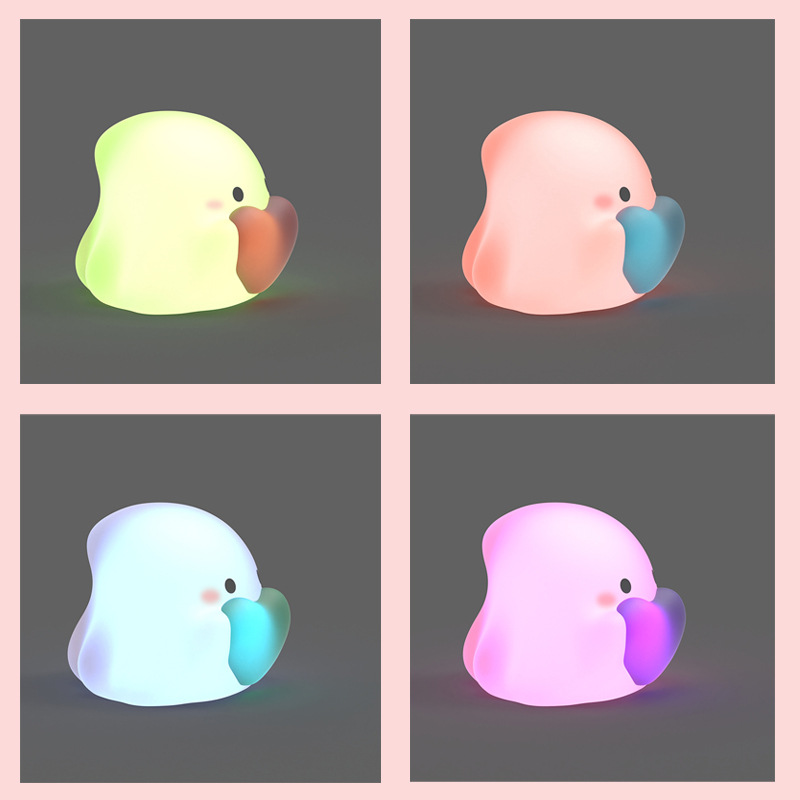 Ghost-Shaped Silicone Night Light