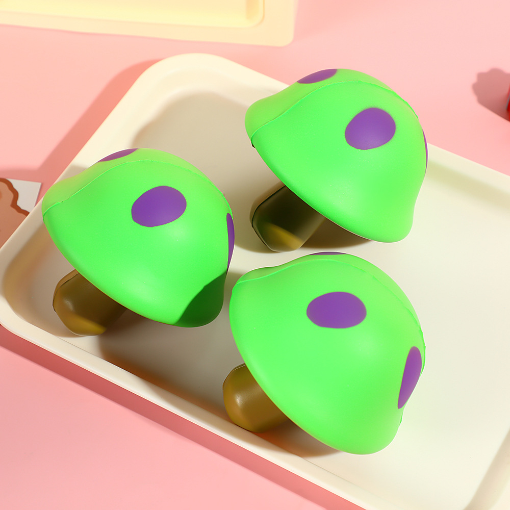 Slow-Rebound Mushroom Stress Ball