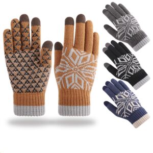 Touch Screen Knitted Woolen  Gloves