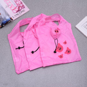 Polyester Pig Foldable Shopping Bag