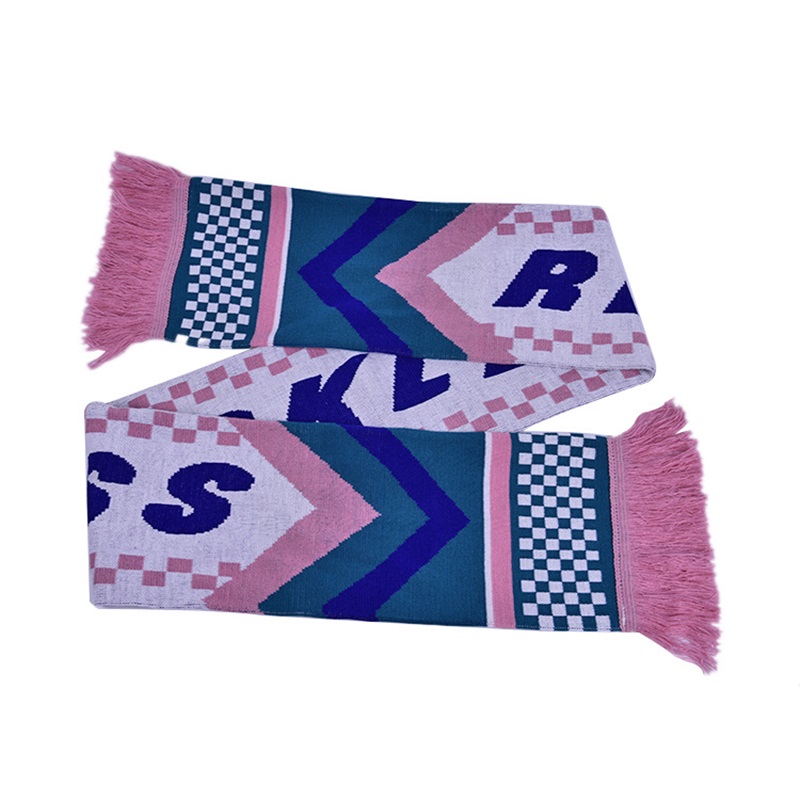 Autumn & Winter Knitted Jacquard Fan Scarf
