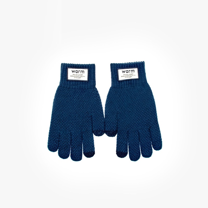 Thickened Jacquard Warm Touchscreen Gloves