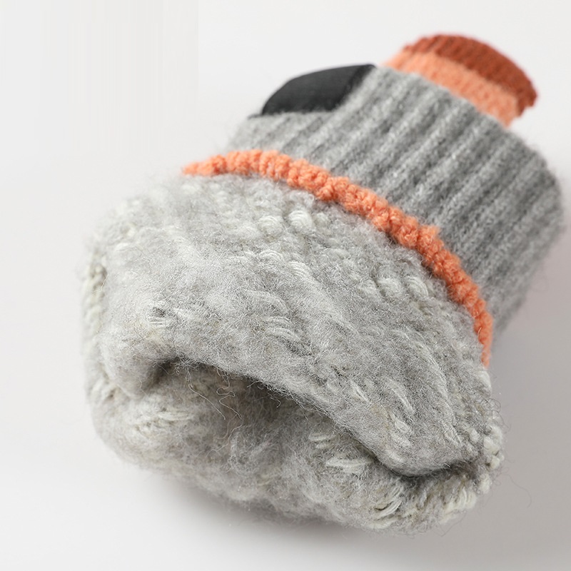 Jacquard Knitted Cycling Gloves