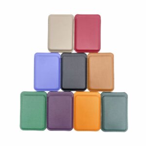 Magnetic PU Leather Card Holder With Stand