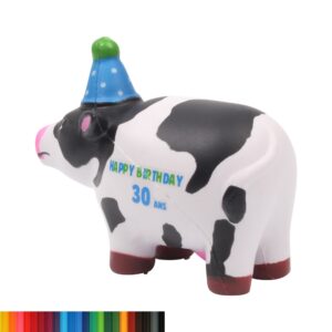 Foam Birthday Cow Stress Ball