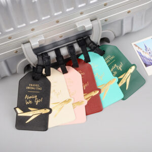Multi-colored PU Leather Luggage Tag