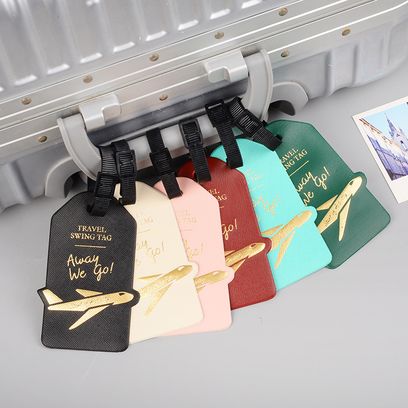 Multi-colored PU Leather Luggage Tag