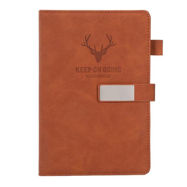 A5 Leatherette Buckle Business Notebook - Image 3