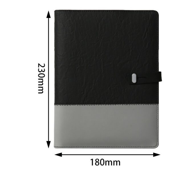 A5 Color-Block Loose-Leaf Business Notebook - Image 3