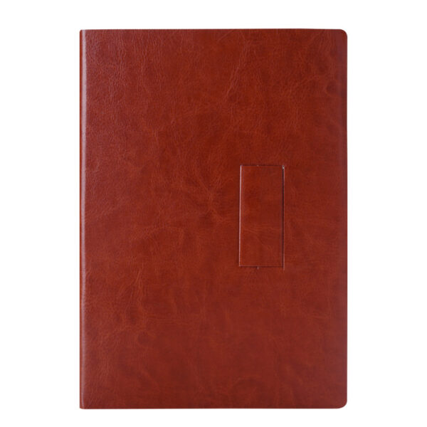 A5 Soft Cover Notebook with Pen Slot - Image 4