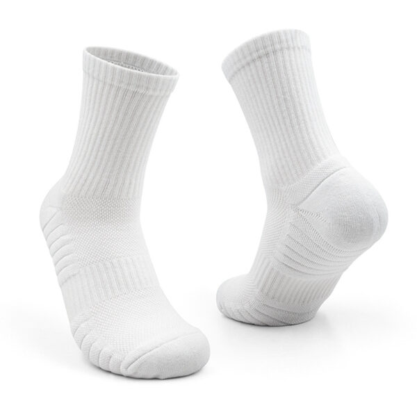 Custom Logo Long-Calf Basketball Socks with Towel Bottom - Image 2