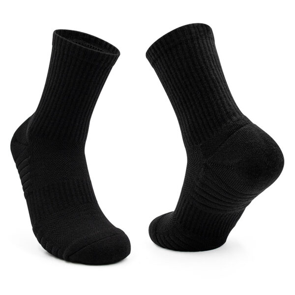 Custom Logo Long-Calf Basketball Socks with Towel Bottom - Image 3