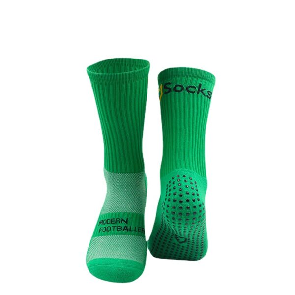 Custom Logo Silicone Grip Mid-Calf Sports Socks - Image 2