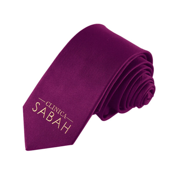 Custom RPT Polyester Silk Logo Tie - Image 2