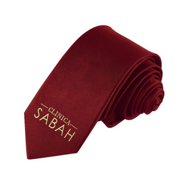 Custom RPT Polyester Silk Logo Tie - Image 3