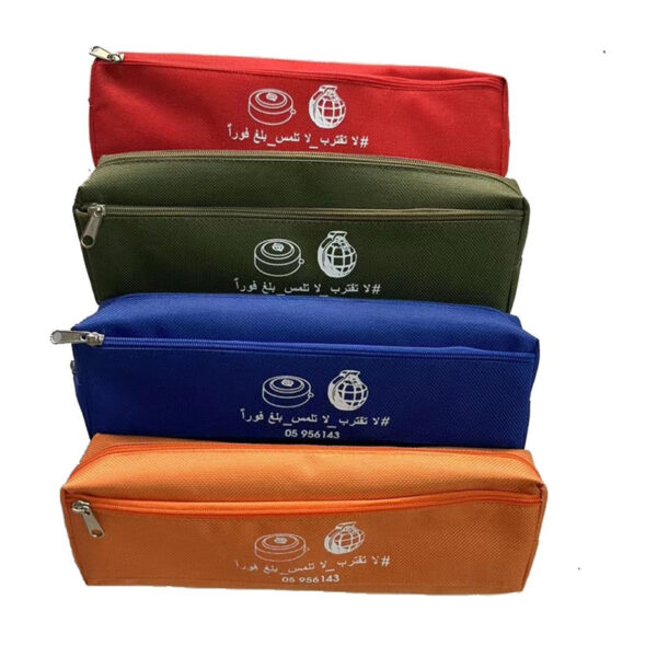 Double-Zippered school Pencil Case with Custom Logo - Image 3
