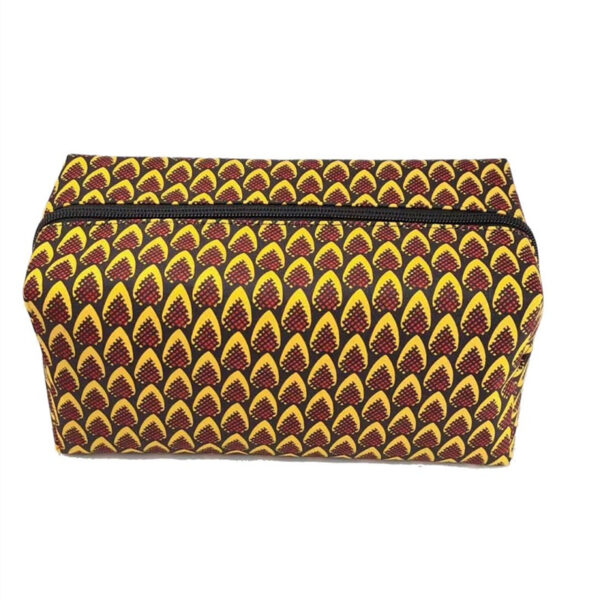 PU Cosmetic Bag with Full Logo - Image 2