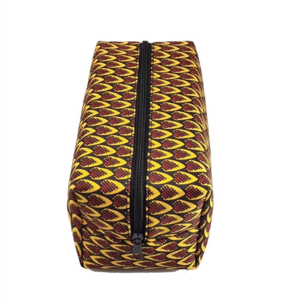PU Cosmetic Bag with Full Logo - Image 3