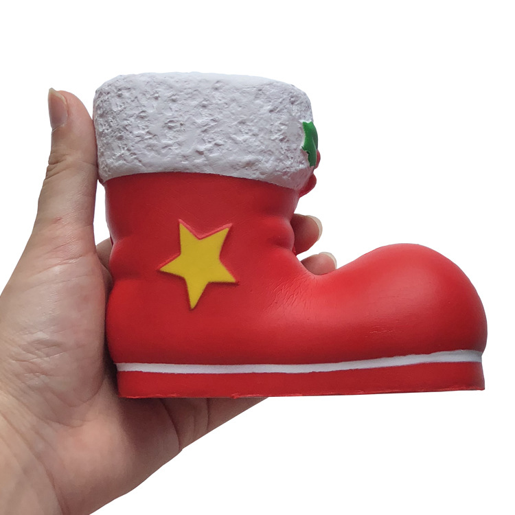 Christmas Shoe Slow Rising Stress Ball