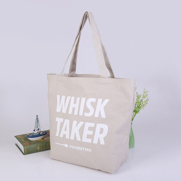 Cotton Color Printed Canvas Bag - Image 2