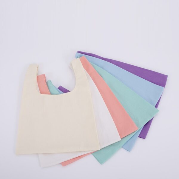 Colorful Vest Handheld Canvas Bag - Image 4
