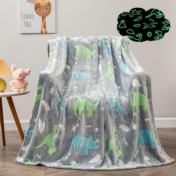 Fluorescent Flannel Children's Printed Blanket - Image 3