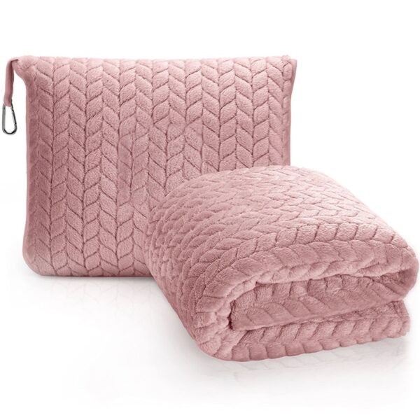 Wheat Jacquard Multi-Function Flannel Blanket - Image 2