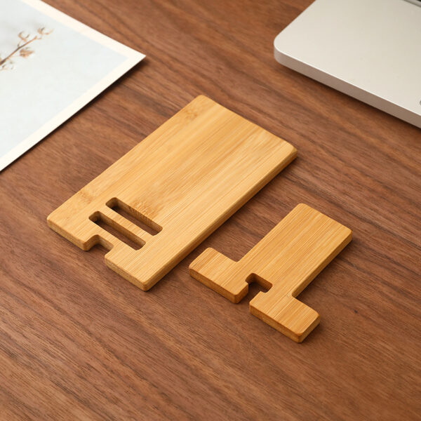 Bamboo Tablet Lazy Phone Holder - Image 4