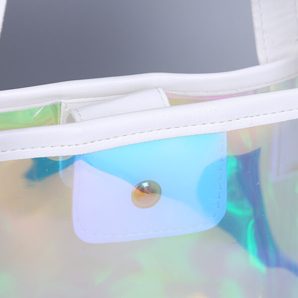 Custom PVC Clear Jelly Illusion Tote Bag - Image 2