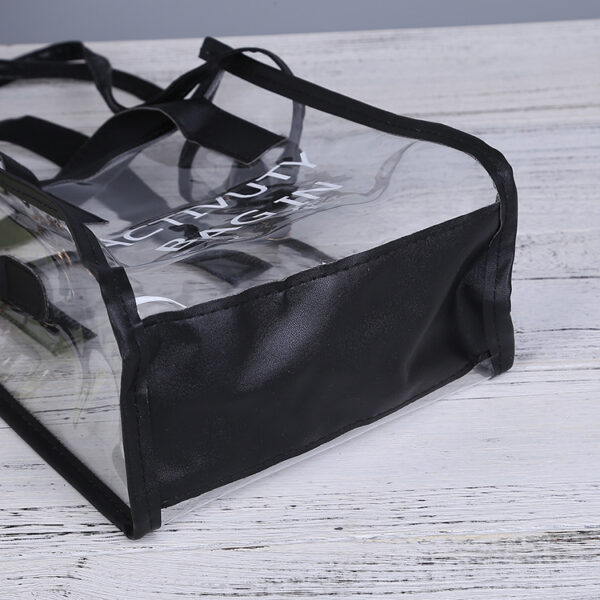 Custom 2 In 1 Transparent Shoulder Bag Jelly Handbag - Image 3