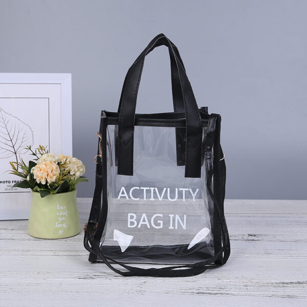Custom 2 In 1 Transparent Shoulder Bag Jelly Handbag - Image 4