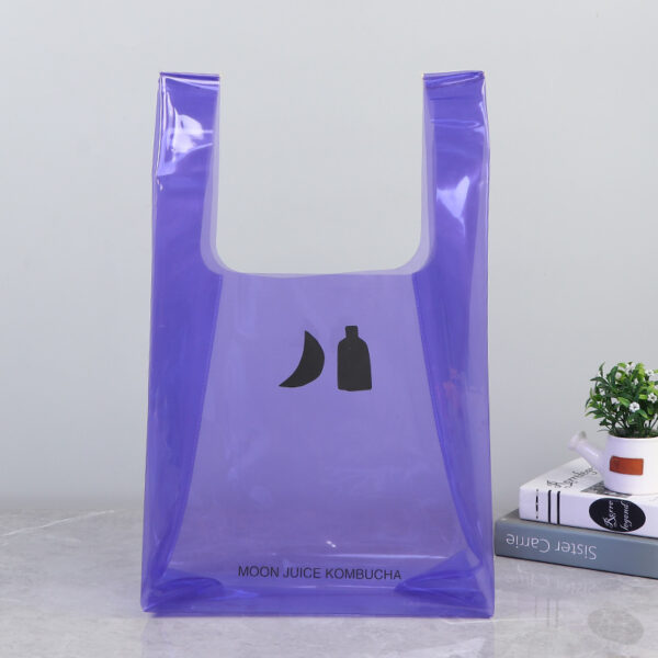 Colorful Vest Bag PVC Clear Waterproof Tote Bag - Image 4