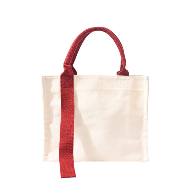 Custom Canvas Tote Bag with Flutter Strap - Image 2