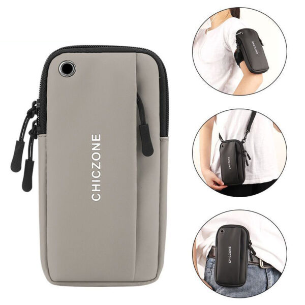 3-in-1 Neoprene Sports Armband Case for Mobile Phone Holder - Image 2