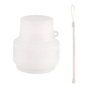 Creative Outdoor Silicone Folding Water Bottle with Lanyard